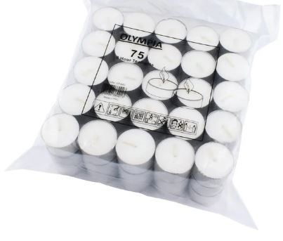 Olympia 8 Hour Tealights (75 Pack) - GF449